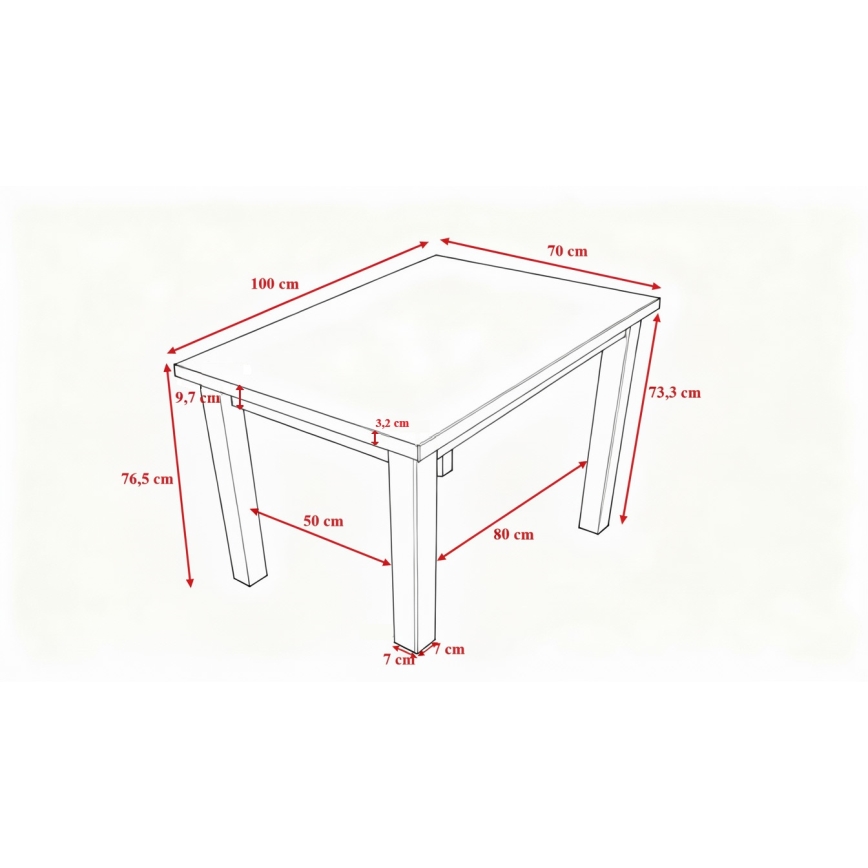 Jedilna miza NOAH hrast