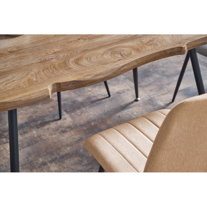 Jedilna miza SOLACE hrast/črna