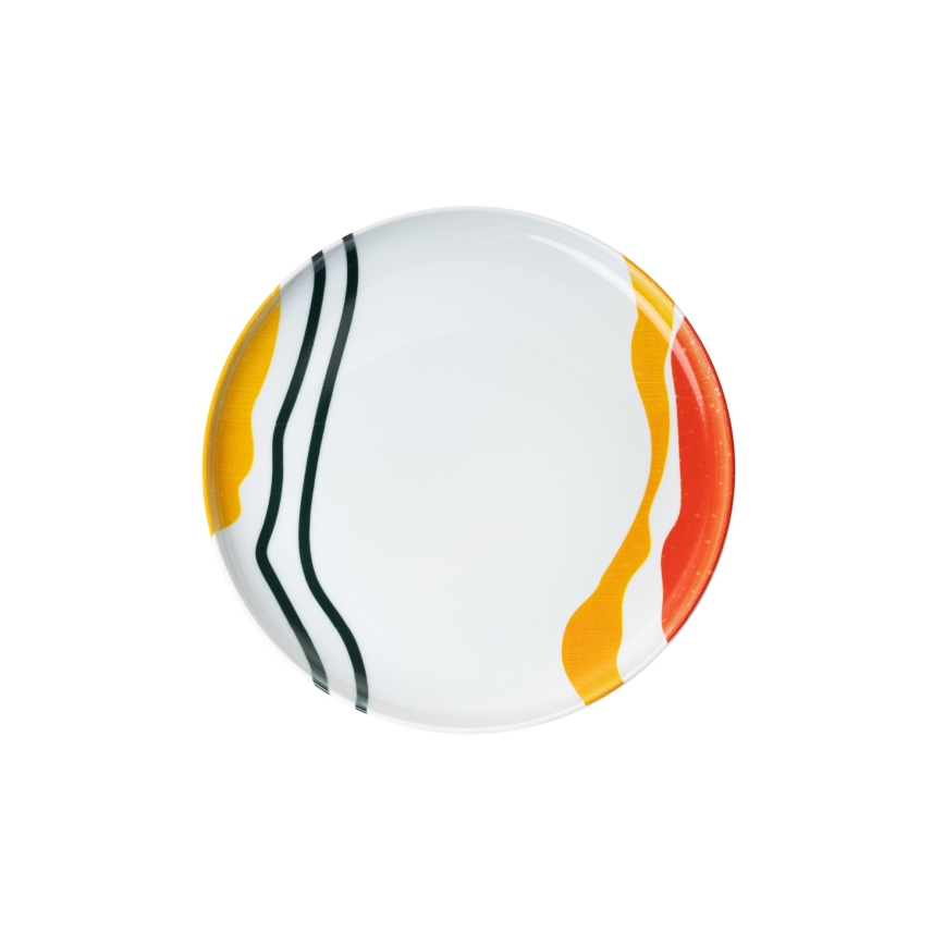 Jedilni komplet 18 kosov pisan/porcelan