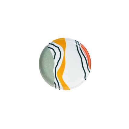 Jedilni komplet 18 kosov pisan/porcelan