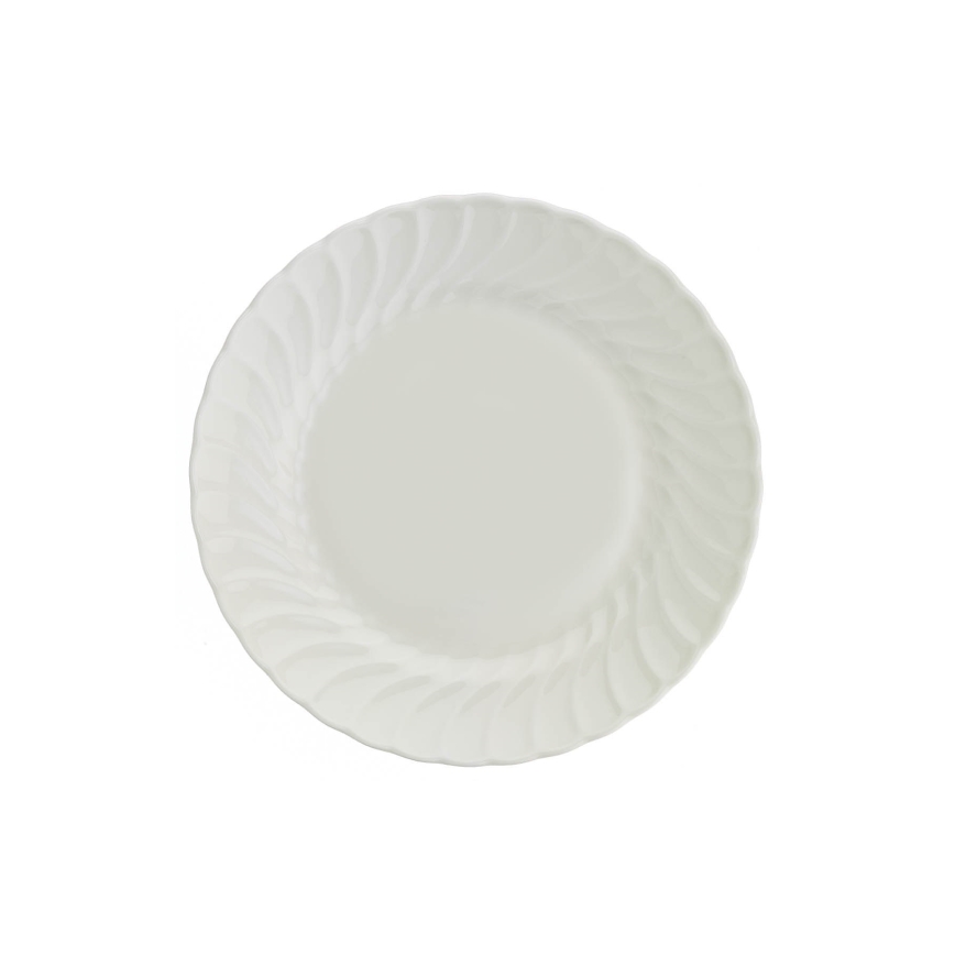 Jedilni komplet 24 kosov, bel/porcelan