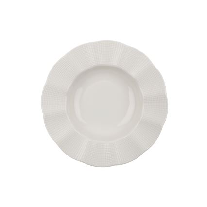 Jedilni komplet 24 kosov bel/porcelan