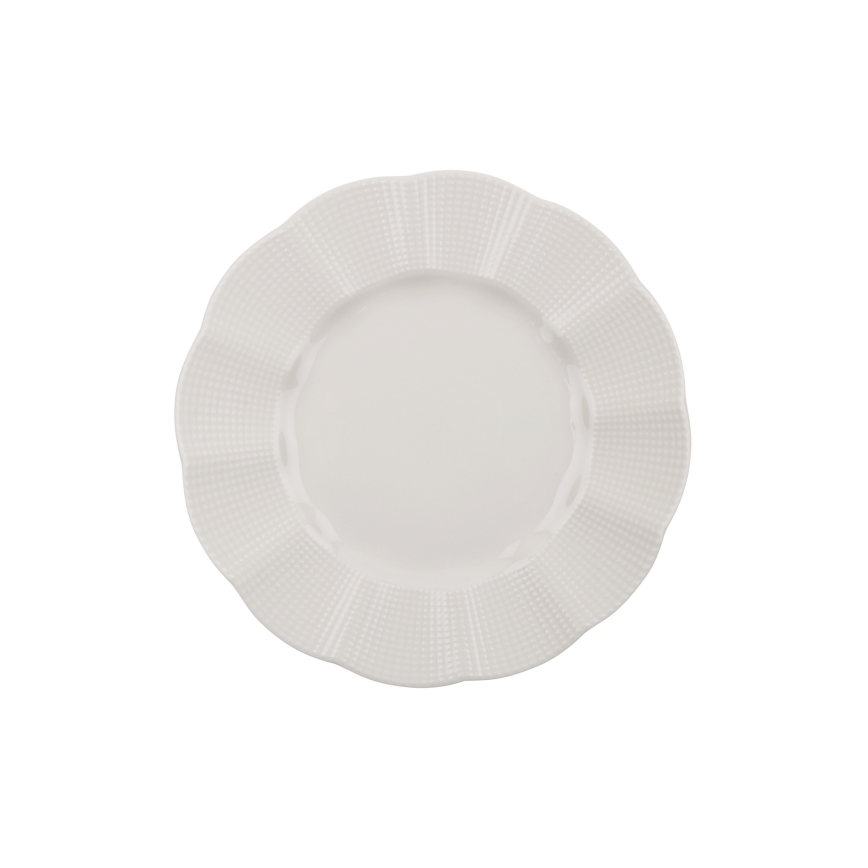 Jedilni komplet 24 kosov bel/porcelan