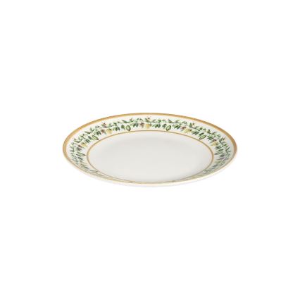Jedilni komplet 24 kosov kremna/bežna/zelena/porcelan
