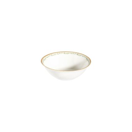 Jedilni komplet 24 kosov kremna/bežna/zelena/porcelan