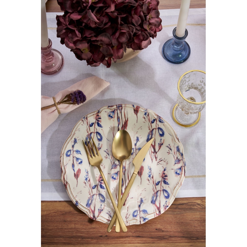 Jedilni komplet 24 kosov pisan/porcelan