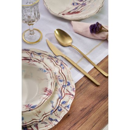 Jedilni komplet 24 kosov pisan/porcelan