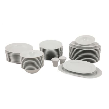 Jedilni komplet 53 kosov bel/porcelan
