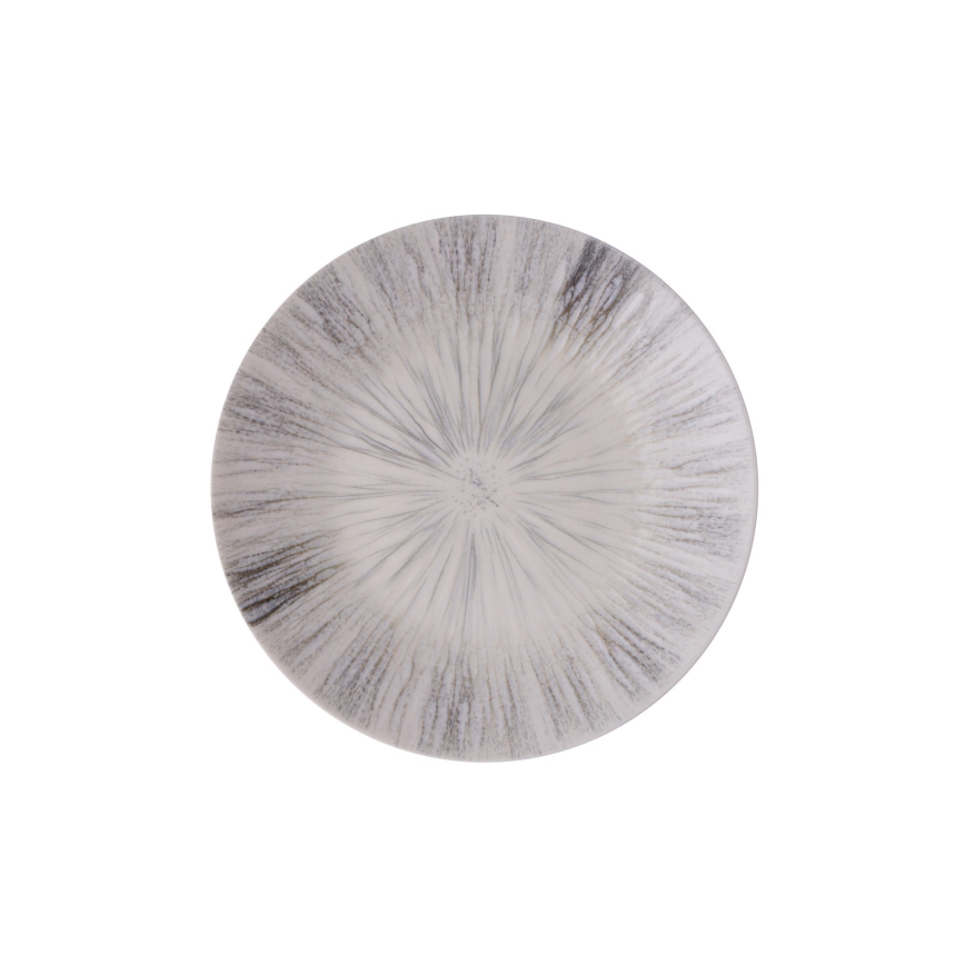 Jedilni servis, 24-delni, siva/porcelan