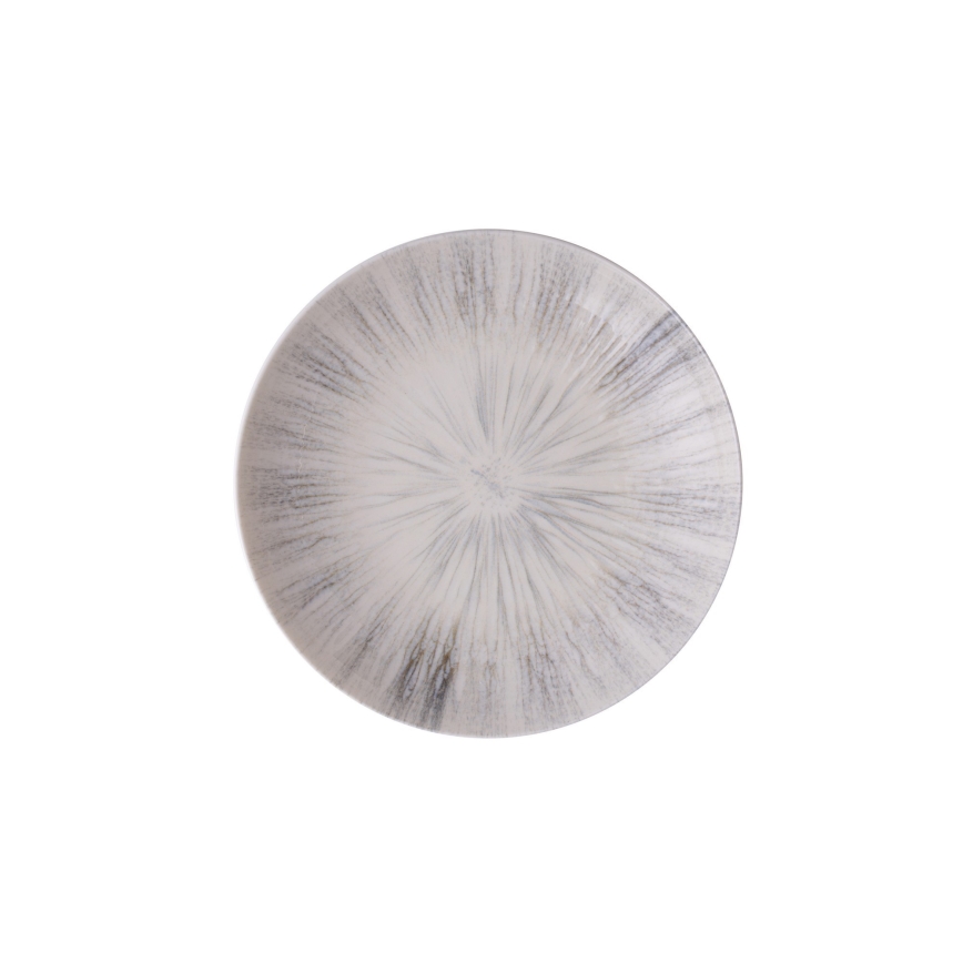 Jedilni servis, 24-delni, siva/porcelan