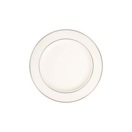 Jedilni servis 24 kosov bel/srebrn/porcelan