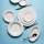 Jedilni set, 24-delni, bel, porcelan
