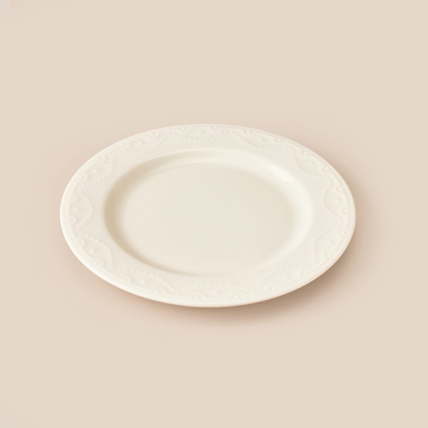 Jedilni set 24 kosov bel/porcelan