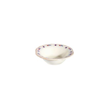 Jedilni set 24 kosov bela/modra/rdeča/porcelan