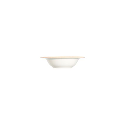 Jedilni set 24 kosov bela/oranžna/porcelan