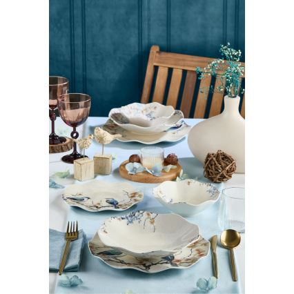 Jedilni set 24 kosov pisan/porcelan