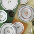 Jedilni set 24 kosov večbarven/porcelan