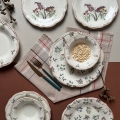 Jedilni set 24 kosov večbarven/porcelan