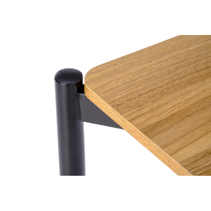 Jedilni set NANDO 84x54 cm siva/rjava/črna