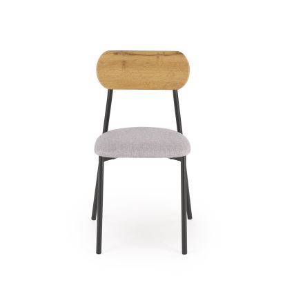 Jedilni set NANDO 84x54 cm siva/rjava/črna
