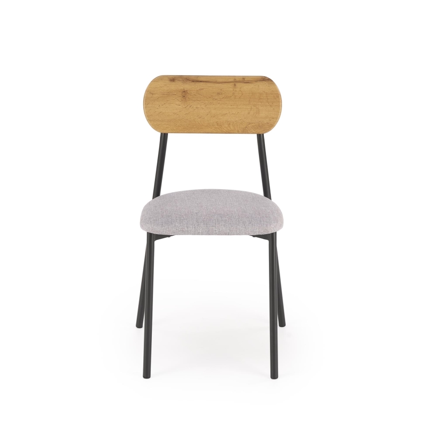 Jedilni set NANDO 84x54 cm siva/rjava/črna
