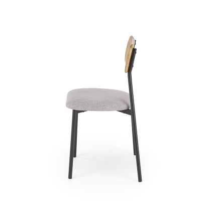 Jedilni set NANDO 84x54 cm siva/rjava/črna