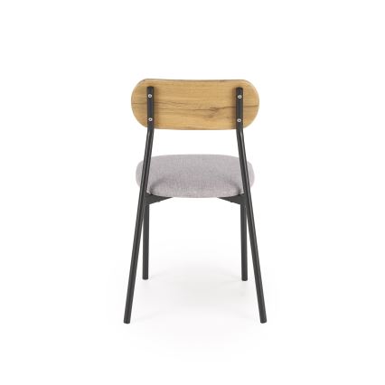 Jedilni set NANDO 84x54 cm siva/rjava/črna