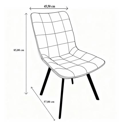 Jedilni stol ADINA bež