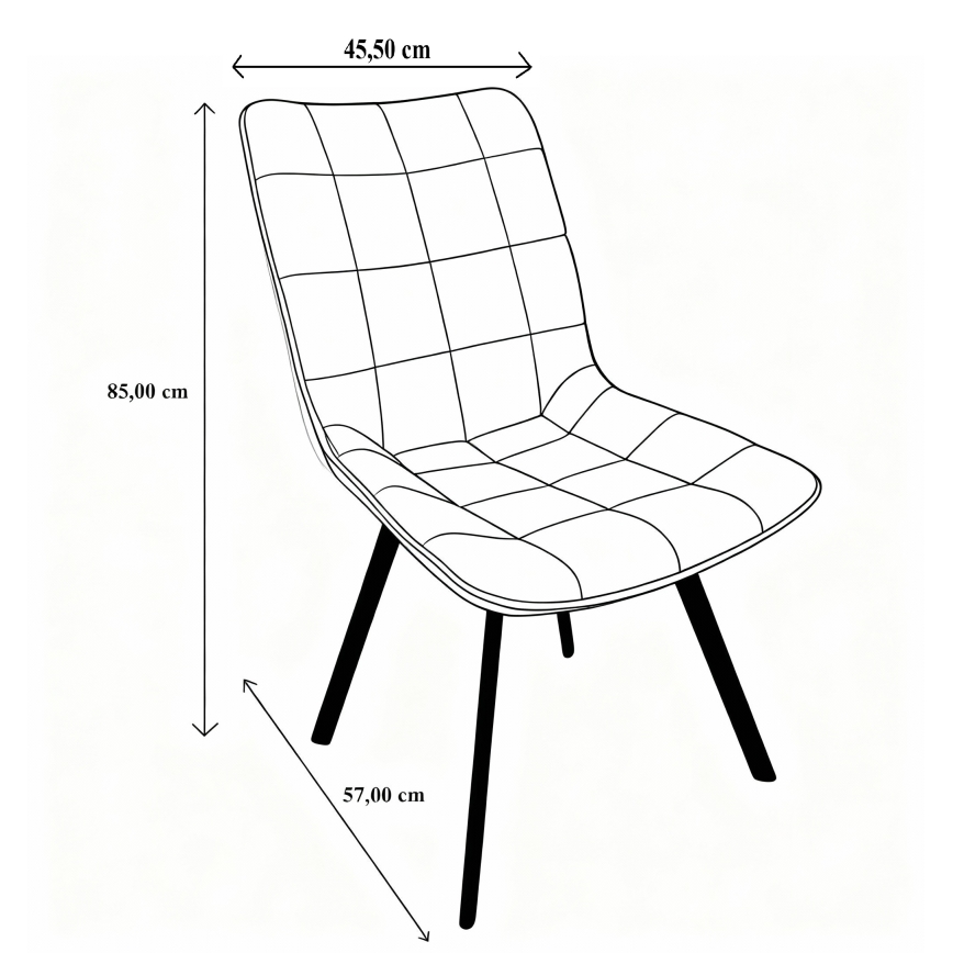 Jedilni stol ADINA bež