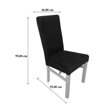 Jedilni stol ALISON rjava/bukev