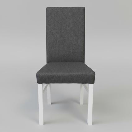 Jedilni stol ALISON siva/bela