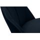 Jedilni stol BAKERI 86x48 cm temno modra/bukev