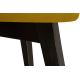 Jedilni stol BOVIO 86x48 cm rumena/bukev