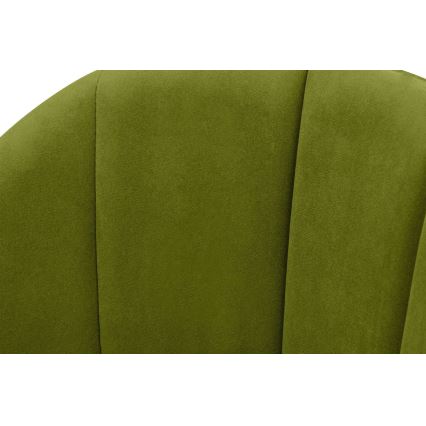 Jedilni stol BOVIO 86x48 cm svetlo zelena/bukev