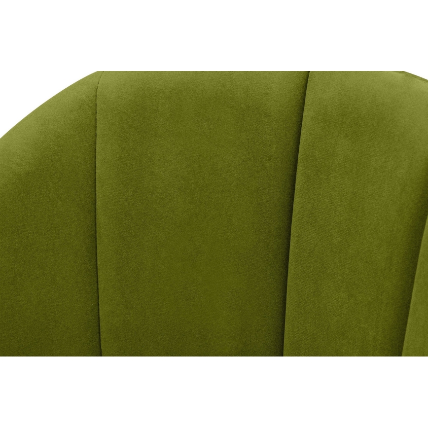 Jedilni stol BOVIO 86x48 cm svetlo zelena/bukev