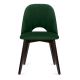 Jedilni stol BOVIO 86x48 cm temno zelena/bukev