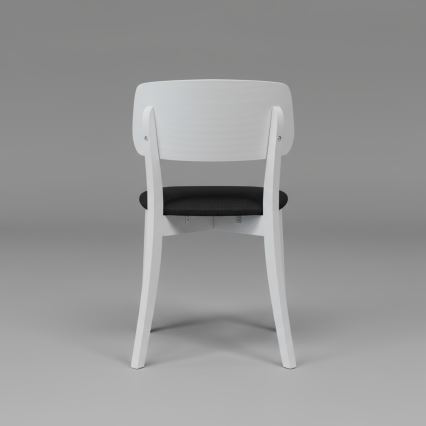 Jedilni stol EZRA bela/črna