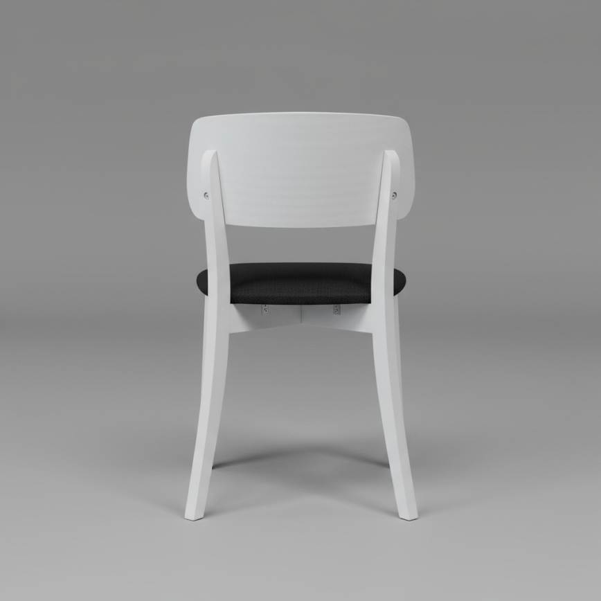 Jedilni stol EZRA bela/črna