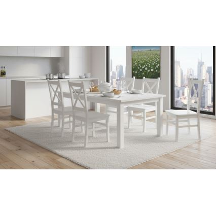 Jedilni stol NATE bela