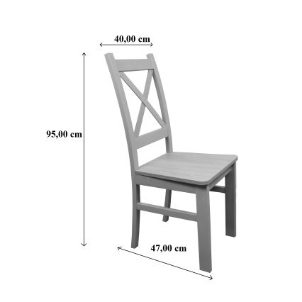 Jedilni stol NATE hrast sonoma