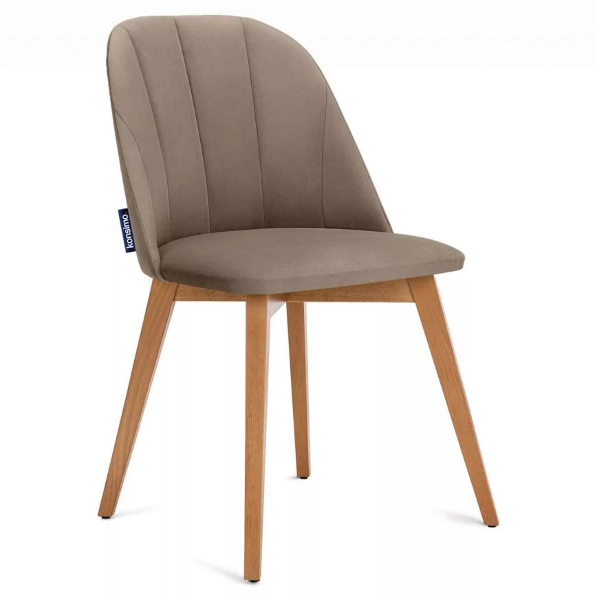 Jedilni stol RIFO 86x48 cm bež/bukev hrast