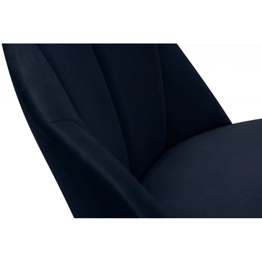 Jedilni stol RIFO 86x48 cm temno modra/bukev hrast