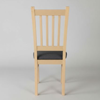 Jedilni stol SIMON iz bukve/temno siv