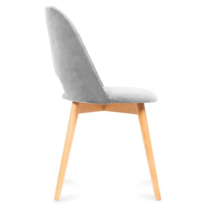 Jedilni stol TINO 86x48 cm siva/bukev hrast