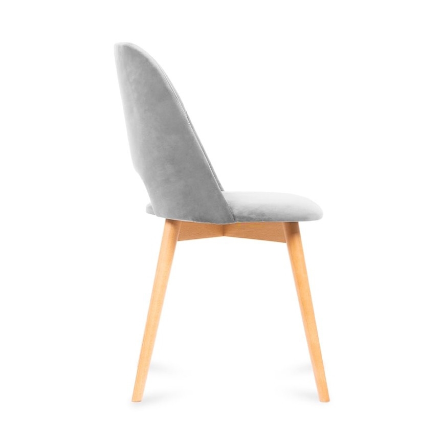 Jedilni stol TINO 86x48 cm siva/bukev hrast