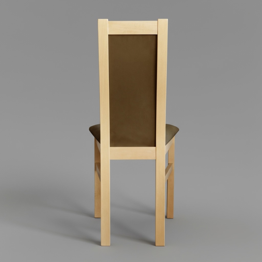 Jedilni stol ZOE hrast/temno rjav