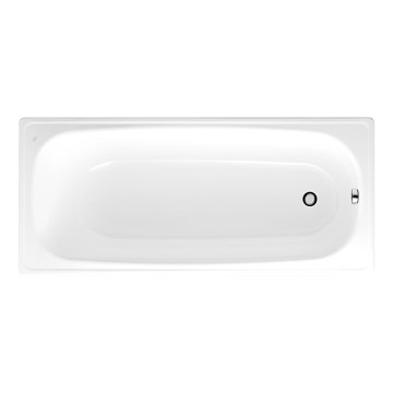 JIKA H2340200000001 - Kopalna kad RIGA 120x70 jeklena/bela