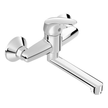 JIKA H3111N70042201 - Pipa za umivalnik TALAS 15,5 cm sijajni krom