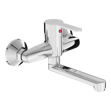 JIKA H3111Z70042201 - Pipa za umivalnik LYRA 15x20,1 cm sijajni krom