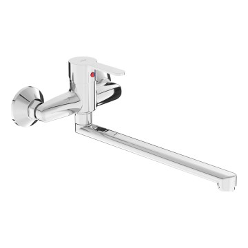 JIKA H3111Z70042401 - Pipa za umivalnik LYRA 15x35,1 cm sijajni krom